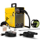 145a Mig Welder 110v Flux Core Gasless Mig stick lift Tig With Tig Welding Torch