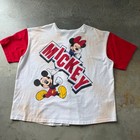 Vintage 90   s Mickey Unlimited Mickey Mouse Disney Baseball Jersey Shirt Size 2xl