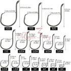 50 100pcs 7384 2x Strong Offset Sport Circle Hooks Octopus Saltwater Fishing 