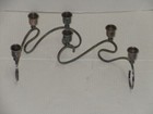 Vintage Fisher K208 Mcm Silver Plate Candle Candlestick Holders Very Nice