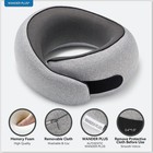 Wander Plus   Travel Pillow  100  Pure Memory Foam Travel Neck Pillow Airplane   