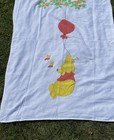 Vintage Disney Winnie The Pooh Blanket With Balloon Print