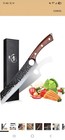 Chef Knife Meat And Vegetable Cleaver 8 5 Inch Hand Forged Blade  Gift Men Women