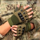 Tactical Fingerless Gloves For Men   Military Combat Shooting Half-finger Gloves