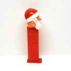 Vintage Pez Dispenser Santa Claus Feet Made In Slovenia Eyes Open Red Stem
