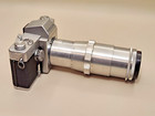Topcon Re-2 Film Camera  carl Zeiss Jena Triotar 4   135 Mm Red T