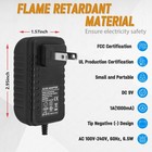 Strich Guitar Effects Pedal Power Supply Adapter  4 Way Chain 1a 9v Dc Adapter