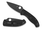 Spyderco Lightweight Tenacious Folding Knife 3 39  Black Oxide Plain Blade