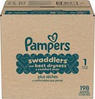 Pampers Swaddlers Fragrance Free Baby Diapers Size 1  198 Count  Free Ship