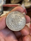 1904 Straits Settlement One Dollar Silver Coin Edward Vii Chopmarked