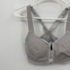 Victoria Sport Women s Sports Bra Athletic Sports Solid Gray Size 34dd