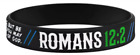 3x Bible Verses Silicone Bracelet Bangle Religious Jesus Christian Wristband