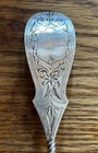 American Coin Silver Shell Bowl Berry Spoon James Watson Phila 1830-1850 No Mono