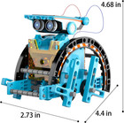 Stem Solar Robot Kit - 12-in-1 Educational Science Toys For Kids 8-13 Years