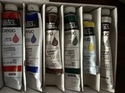 20  Artist Acrylic Paint Tubes Rembrandt Liquitex  Winsor Newton Lot
