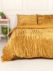 3 Piece Crushed Velvet Duvet Cover Set Luxury Boho Bedding Uo Comforter Cover 