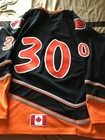 Fort Erie Meteors Jr  b  Game Worn Jersey Canadian Junior Hockey Jersey  30