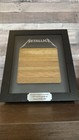 Metallica Rare Studio Floor Tile Black Album And Justice For All Authentic Coa