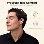 Earfun Clip Open Ear Earbuds  Wireless Headphones  Adaptive Comfort  40h Playtim