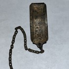 Antique Hickok Beltogram Watch Fob Master Plate Monogram M Art Deco