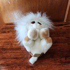 Vintage Clive Dog Plush 1982 Applause Stuffed Animal White Furry Puppy