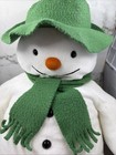 Rare Vintage 1995 Eden The Snowman 20 Inch Raymond Briggs W  Green Hat   Scarf 