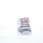 Dc Decel Adjs700091-amp Womens Gray Leather Skate Inspired Sneakers Shoes 10