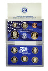 2002 S Us Mint Proof Set   10 Coins   5 State Quarters   Sacagawea   Box   Coa