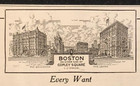 1924 Copley Square Boston Hotel Advertisement Brunswick Lenox Antique Print Ad