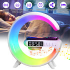 Wireless Charger Led Atmosphere Lamp Bluetooth Speaker Alarm Clock Sound Machine