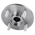 Wheel Hub   Bearing Assembly Front 2pcs 2002 For Sw2 1994-2001 Polished Steel