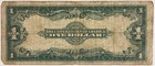 1923  1 One Dollar Silver Certificate Horse Blanket Blue Seal Large Note   0625b