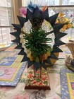 Trinidad Tobago Souvenir Costumed Doll 12    Handmade Folk Art Colorful