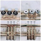 Yamaha Trumpet Ytr200ad Instrument Music With Hard Case Gold Brass Mouthpiece