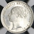 1886 Ngc Ms 64  Victoria 6 Pence Great Britain Sterling Silver Coin  25021602c 