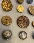 Antique Brass Metal Anchor Button Lot 12 Lighthouse Picture Navy D Evans S Appel
