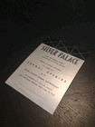 Vintage Las Vegas Silver Palace Opening Card 1956 Rare 