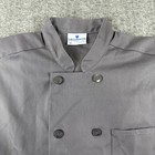 Uncommon Chef Gray Double Breasted Twill Chef Coat Jacket Xl - Never Used