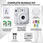 Fujifilm Instax Mini 13 Instant Camera  frost Blue  With Complete Film Bundle