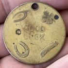 Antique Good Luck Token Lucky Mule Trace Chains Cleveland Ohio Donkey Usa Coin