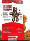 Kong Wild Knots Bear Medium large Light Brown Squeaky Plush Dog Toy