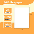 Edible Paper  25 Icing Sheets In Resealable Packaging 8 5  X 11   A4 Size Edi   