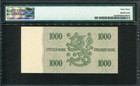 Finland 1955  1000 Markkaa  P93a  Pmg 63 Unc