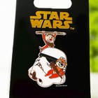 Disney Chip   Dale As Star Wars Ewoks On A Stormtrooper Helmet Pin Collectible