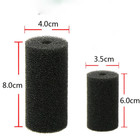 4pcs Fish Tank Aquarium  Black Cotton Filter Foam Sponge Pond Protector