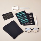 150pcs Black Cardstock Paper - Heavyweight Smooth Postcard Invitation  5  X 7 