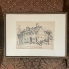 1920s W a  Rogers Signed Lithograph Early  African American Community