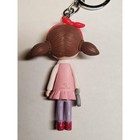 Cute Girl Keychain - 3 