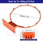 18  Basketball Rim Replacement W Strong Spring Solid Steel Orange