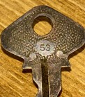 Vintage Antique Ford Model T Ignition Key - Number 53  brass 